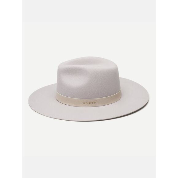 WYETH Women\'s Silver Gray River 100% Fedora Hat One Size NWT main image 9